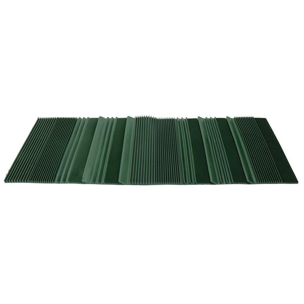 ASR Outdoor rolled mat being rinsed for easy concentrate removal and fast cleanup
