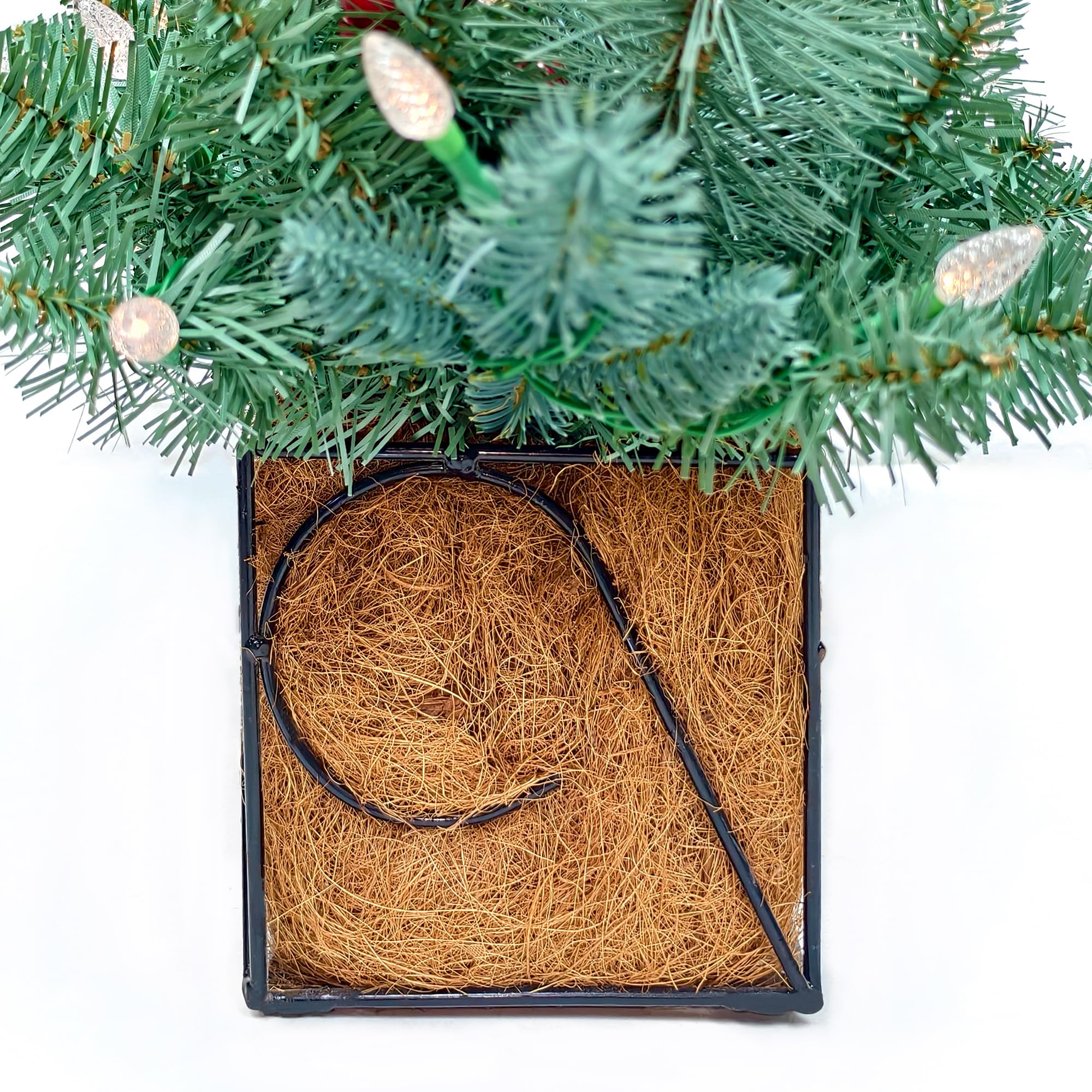 Assilyraft styled on a mantel to add cordless holiday ambiance