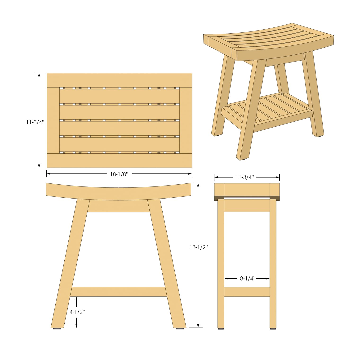 Asta Furniture stool next to person showing size and practical scale