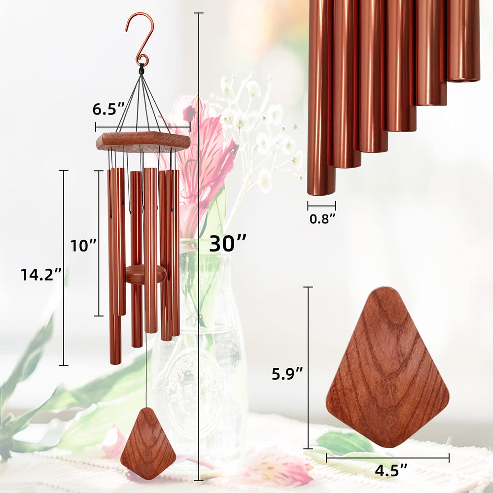 ASTARIN beech wood striker and windcatcher detail delivering richer resonance