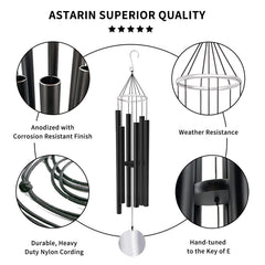 ASTARIN close-up of powder-coated aluminum tubes showing precise tuning and lasting tone benefit