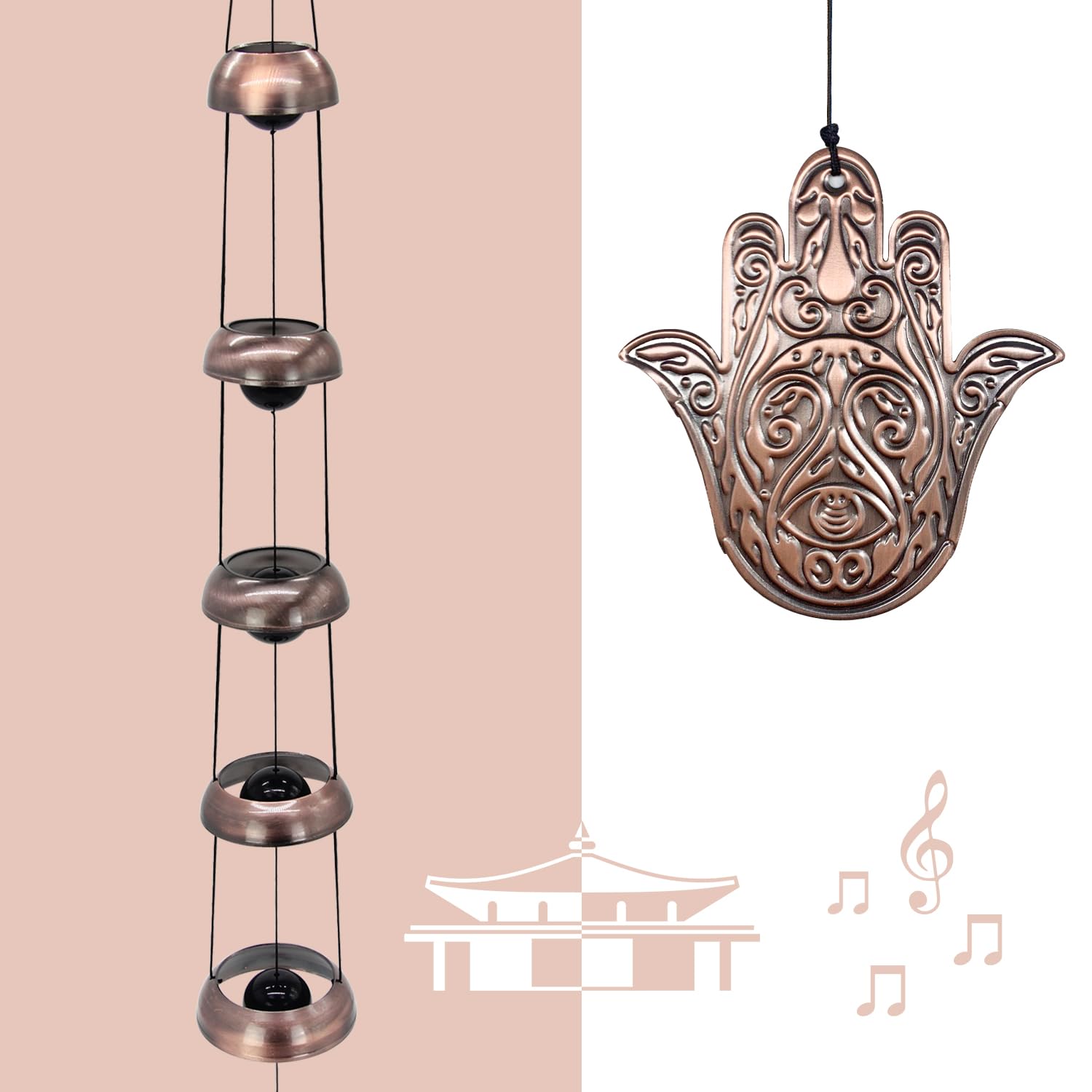 ASTARIN close-up of Hand of God medallion detail highlighting artisanal finish