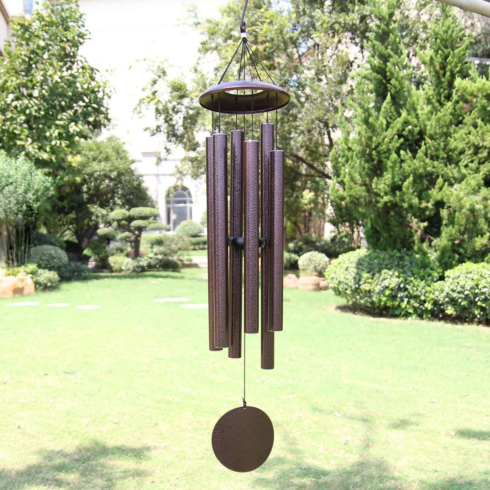 ASTARIN front view showing full 45-inch chime and elegant finish benefiting curb appeal