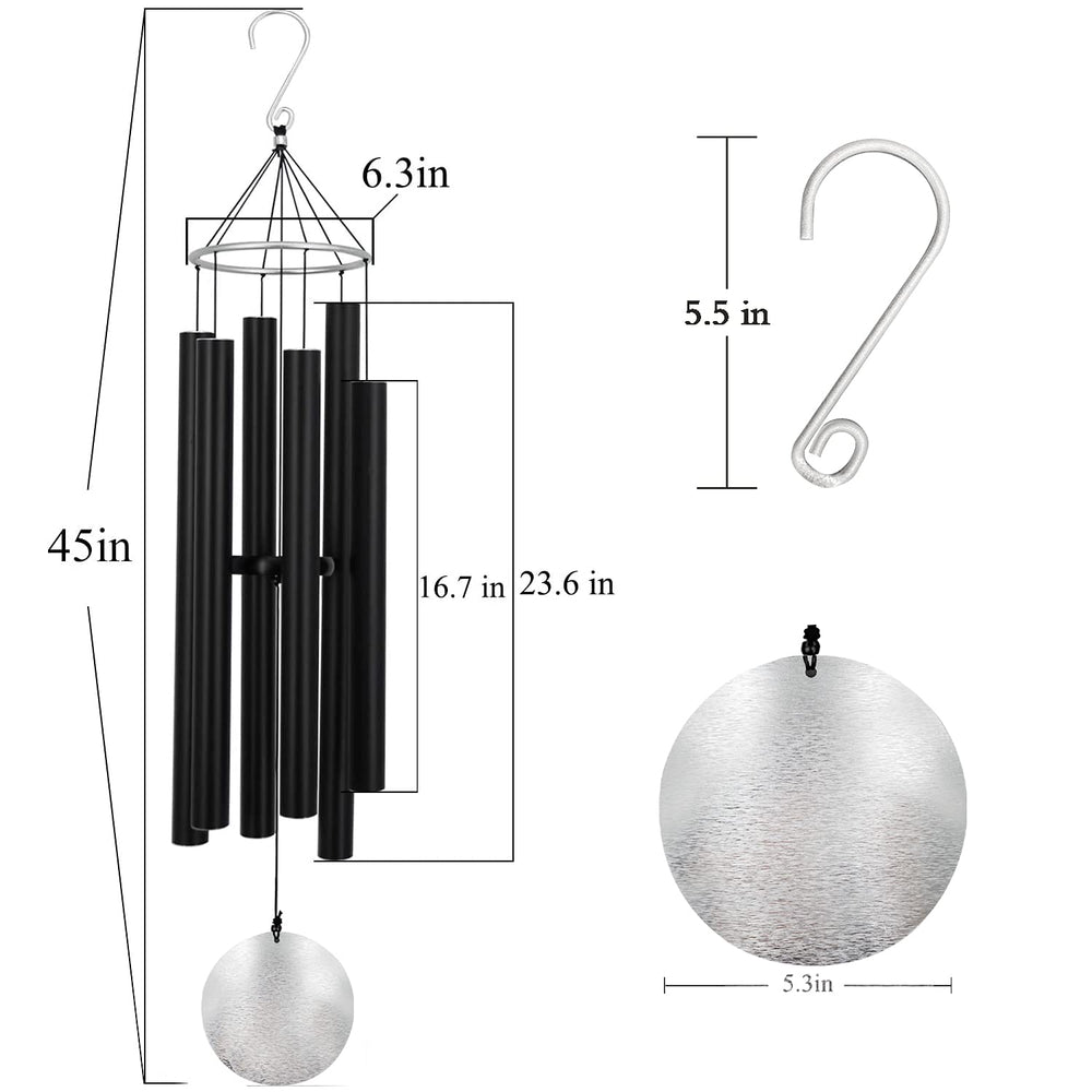ASTARIN wind chimes hanging in garden creating peaceful outdoor ambience and relaxation