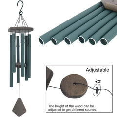ASTARIN wind chime hanging on porch creating soothing sound and peaceful ambience
