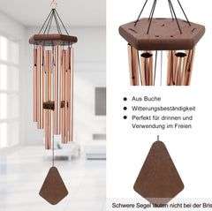 ASTARIN wind chime hung on porch providing peaceful outdoor ambiance
