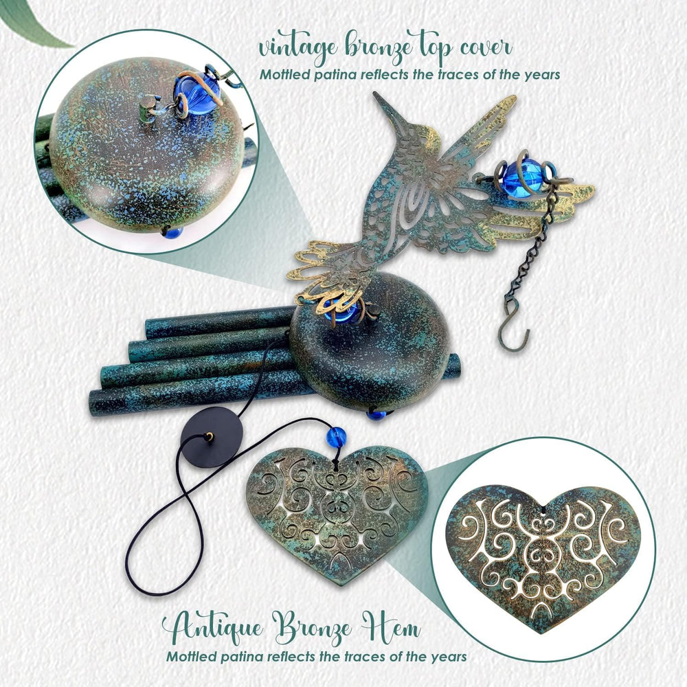 ASTARIN gold and emerald-green finish detail showing hummingbird-inspired iridescent color