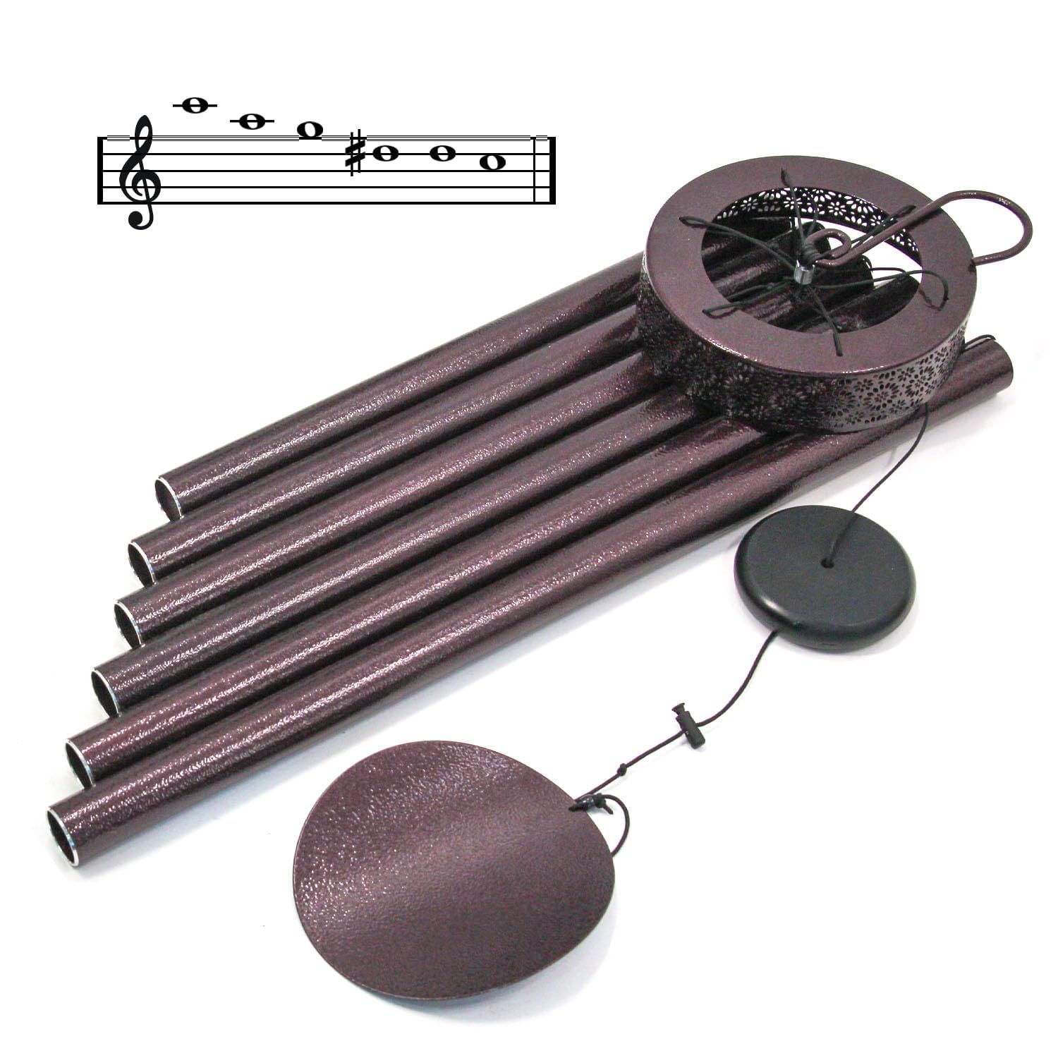 ASTARIN wind chime hanging in garden creating soothing ambiance and relaxing vibe