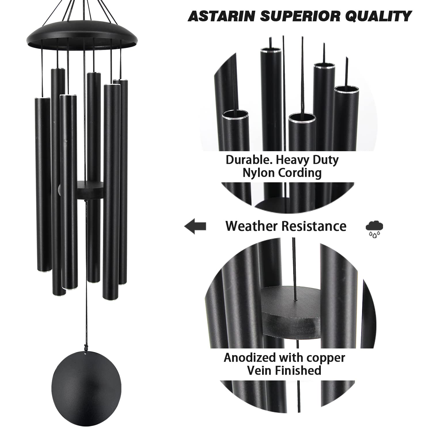 ASTARIN installed on porch lifestyle scene showing ambiance and relaxed outdoor atmosphere