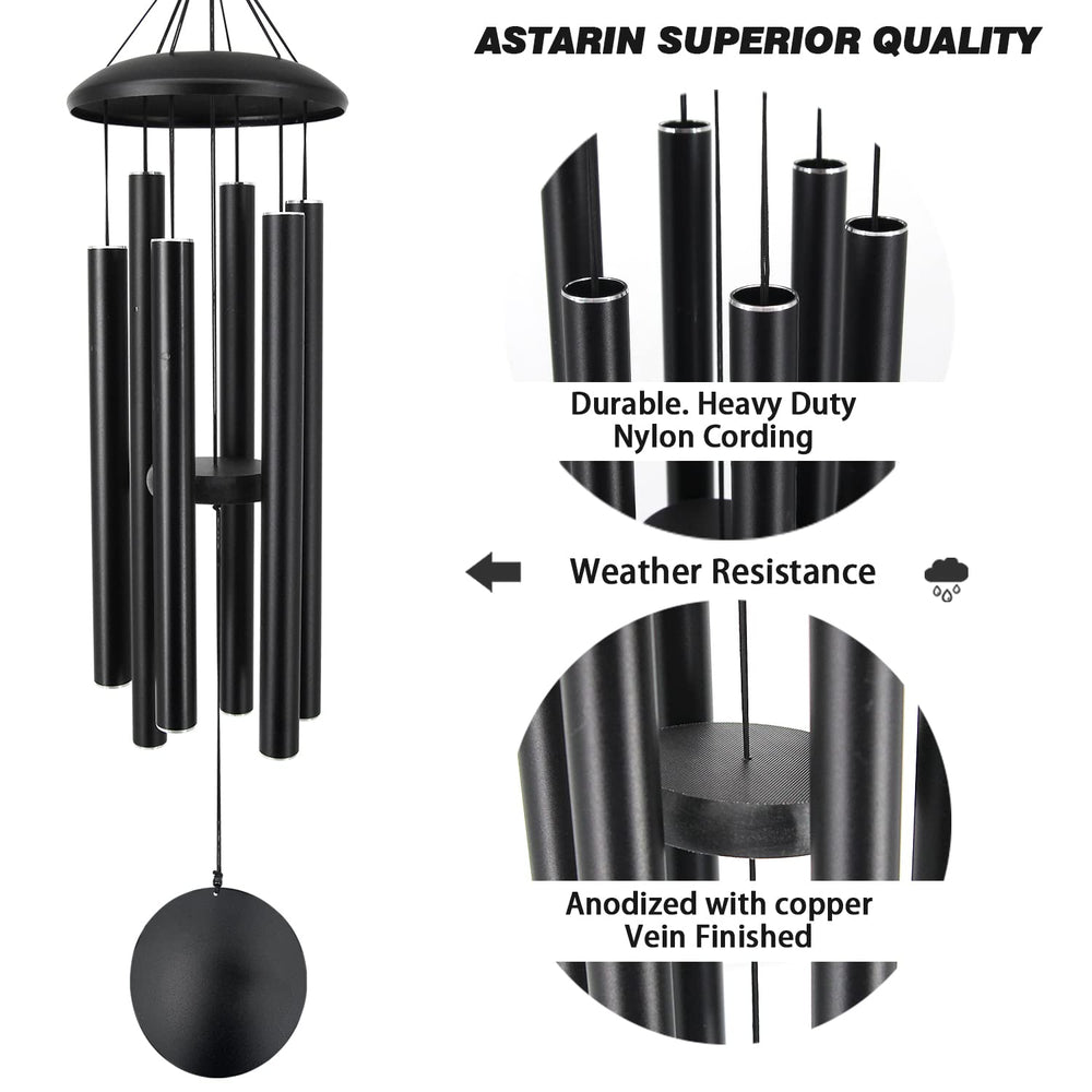 ASTARIN installed on porch lifestyle scene showing ambiance and relaxed outdoor atmosphere