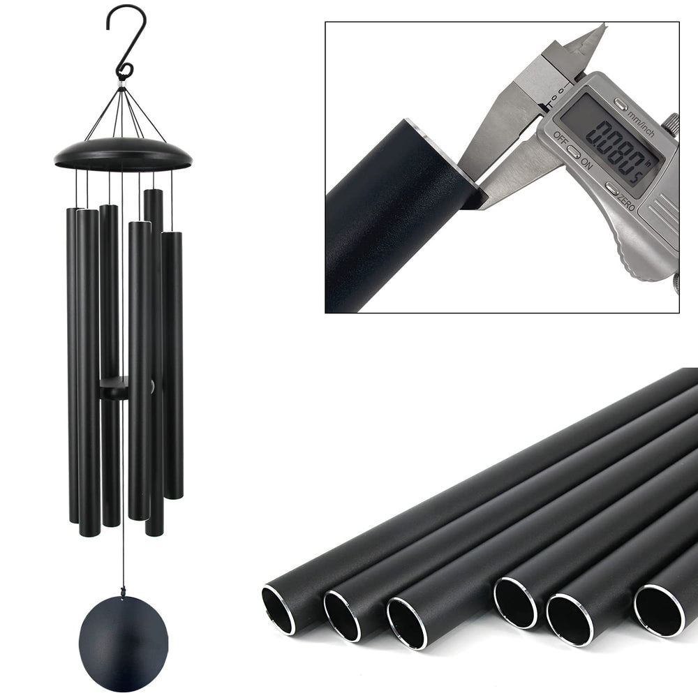 ASTARIN installed on porch showing how chimes add calm atmosphere to outdoor living