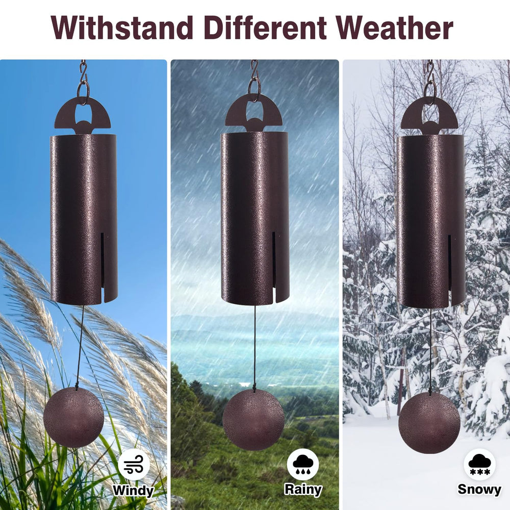 ASTARIN wind chime hung on porch demonstrating outdoor decorative benefit