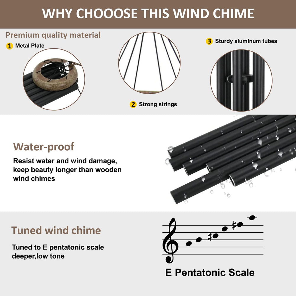 ASTARIN leaf-shaped wind catcher in motion adding visual charm and gentle strikes