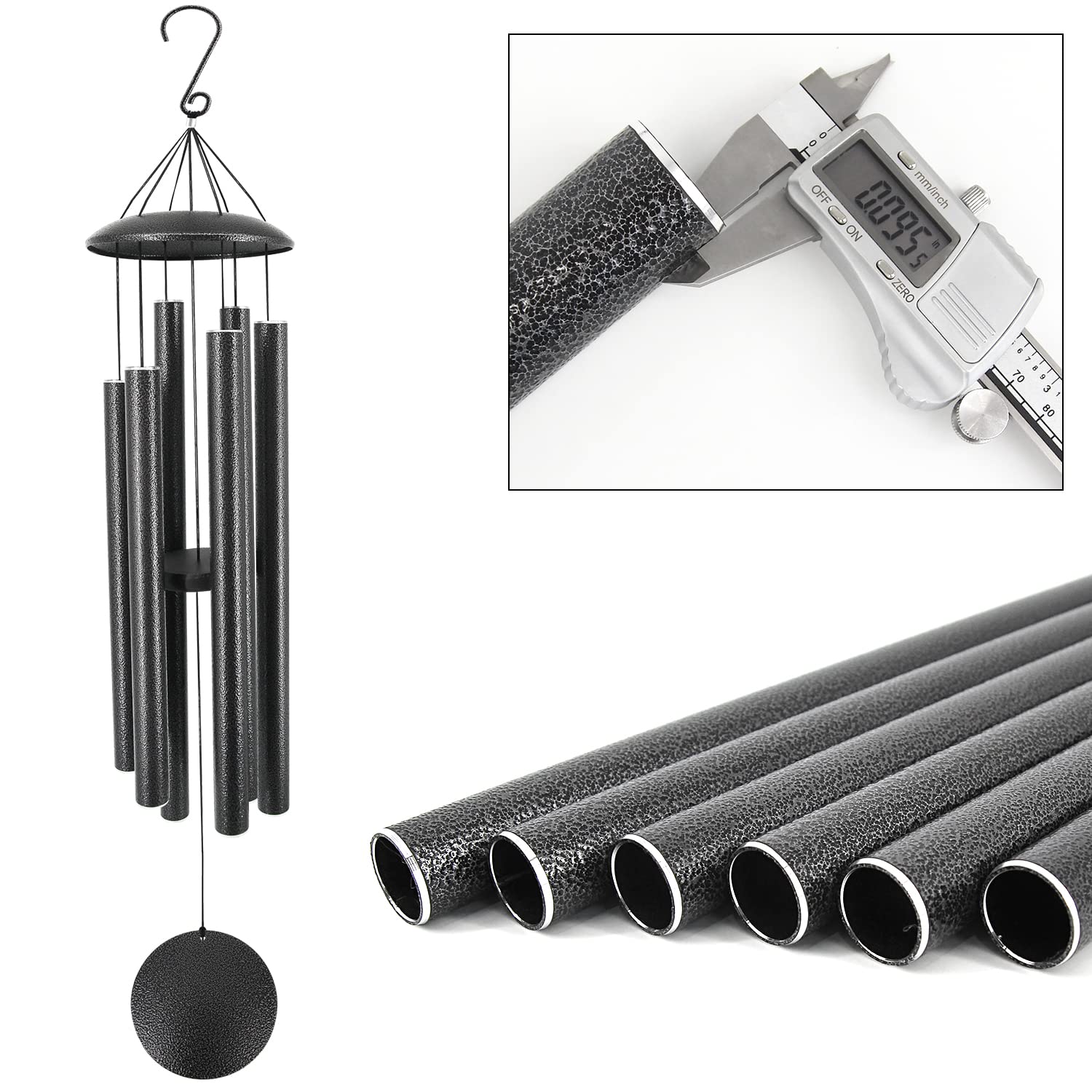 ASTARIN detail of striker and pendulum with heavy-duty cord for consistent resonance