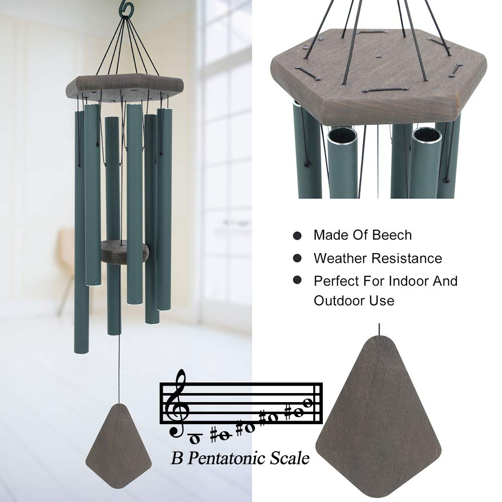 ASTARIN beech wood striker and wind catcher detail showing precise tuning benefit