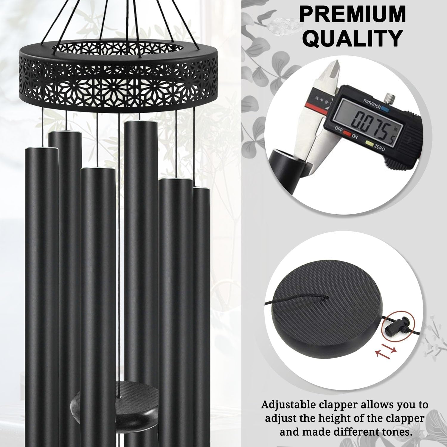 ASTARIN hollow flower top cap design adding visual interest and secure hang point