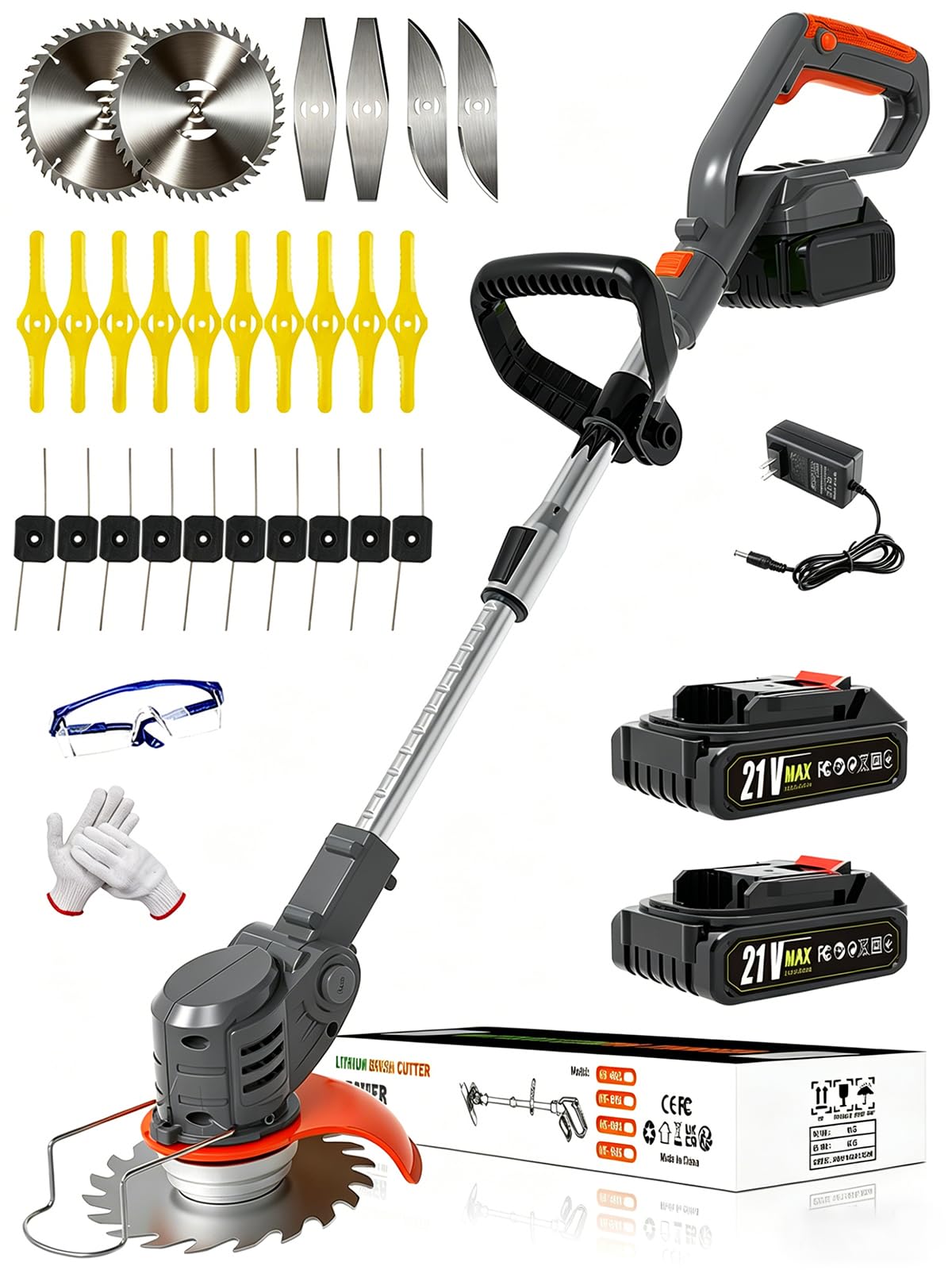 ASZSUSL front view showing kit and accessories for easy setup