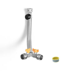 atadbtae splitter front view showing dual outlets and durable finish