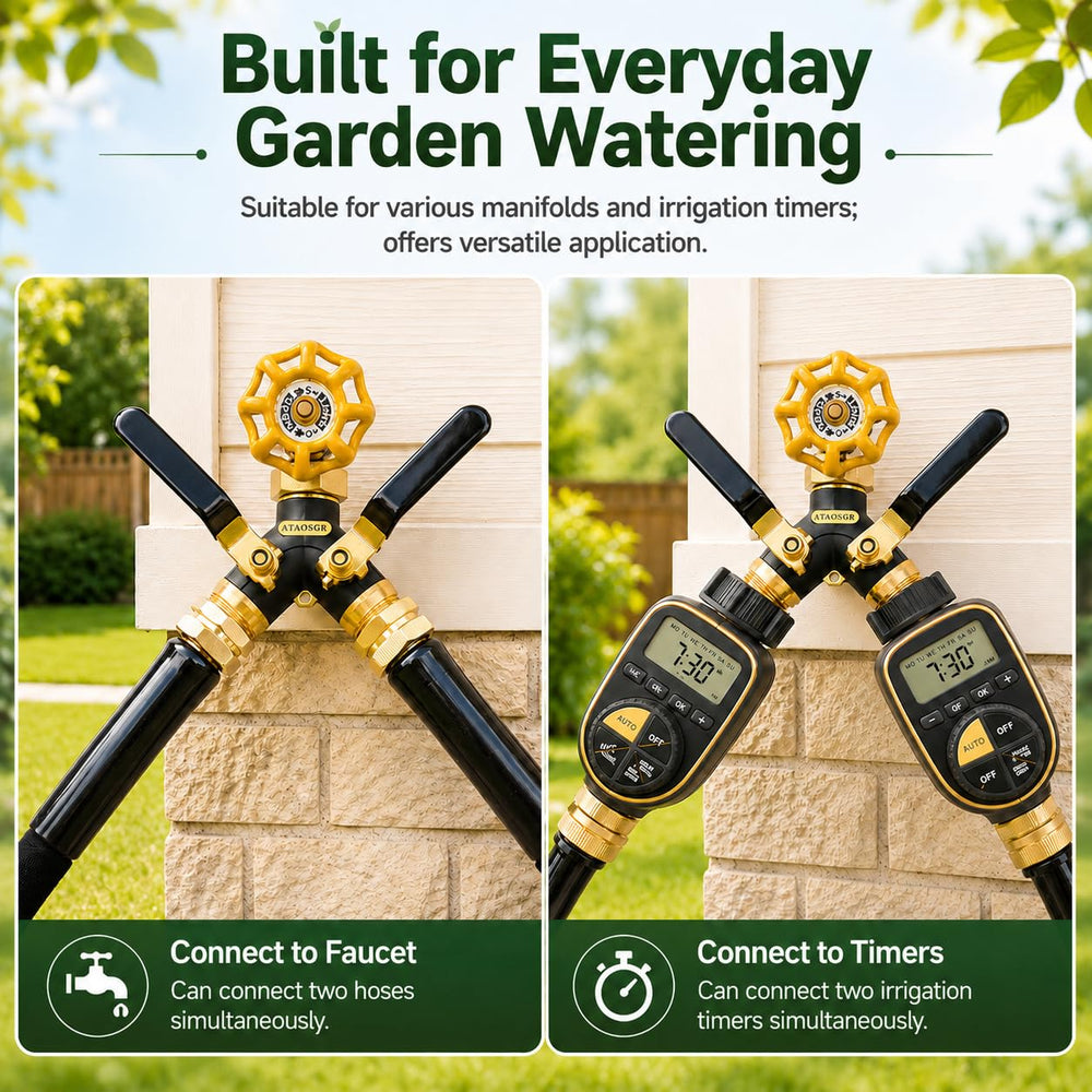 ATAOSGR side profile highlighting brass swivel joint that prevents hose twisting
