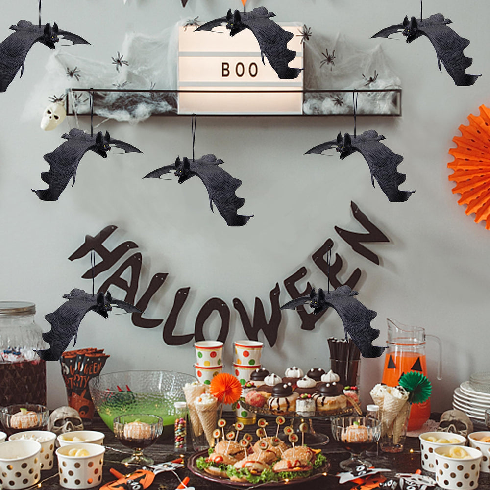 ATDAWN bats suspended in tree for outdoor decor and atmospheric effect