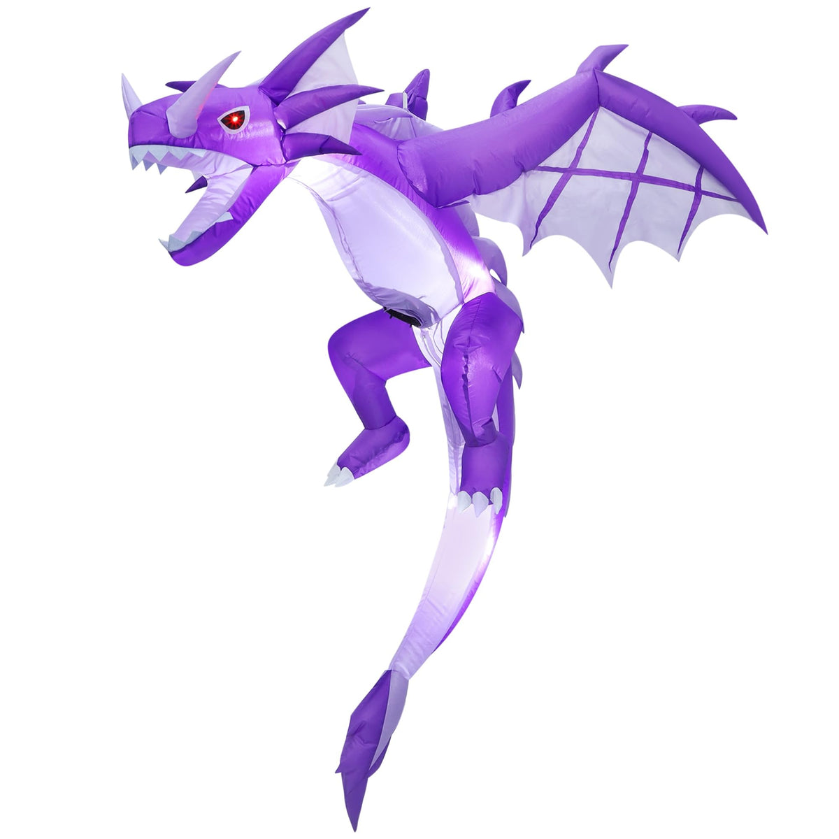 ATDAWN flying dragon front view showing full inflated silhouette and effect