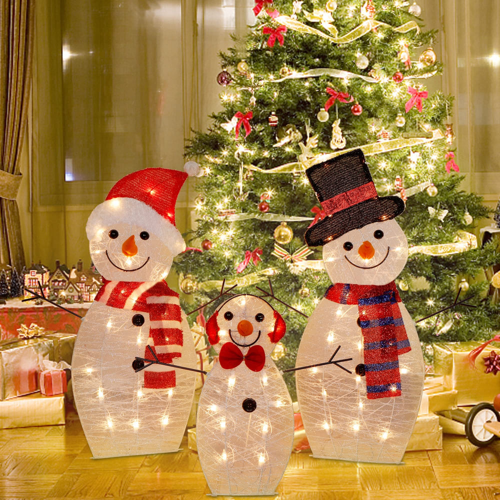 ATDAWN boxed snowman family in gift-ready packaging for easy holiday giving