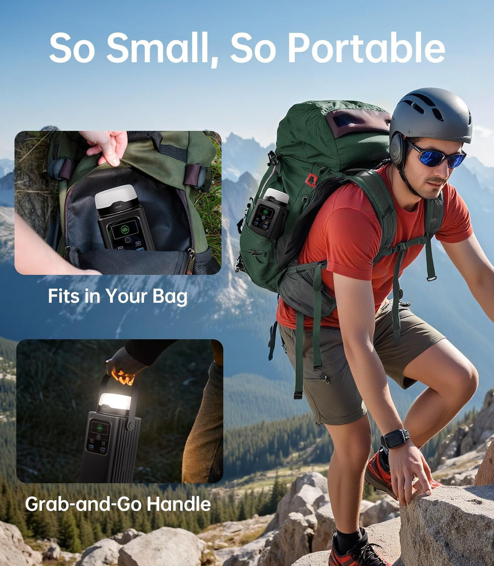 ATGIH camping light in use on site providing bright, multi-mode illumination