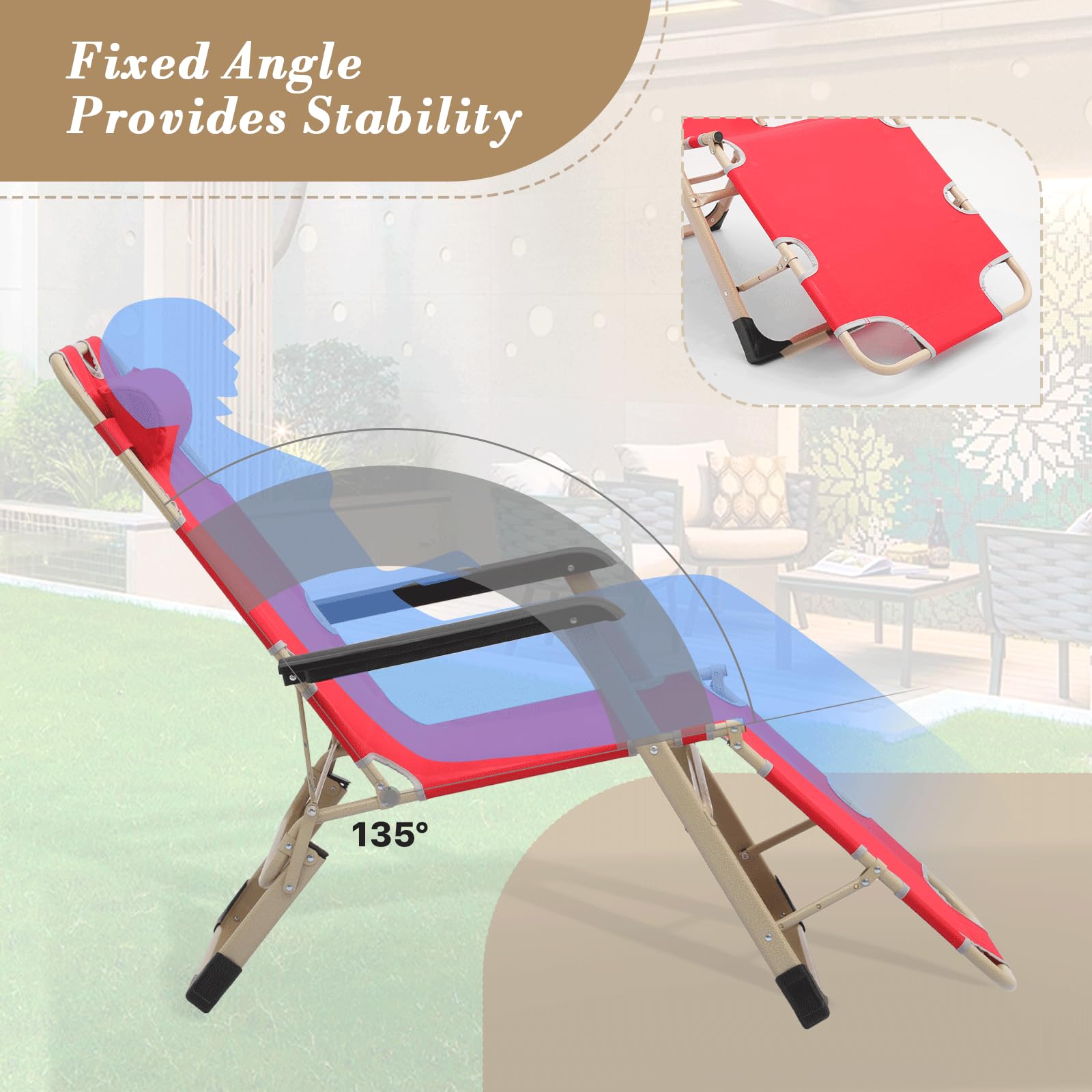 Athena Collection lounge chair in use poolside offering comfortable outdoor relaxation