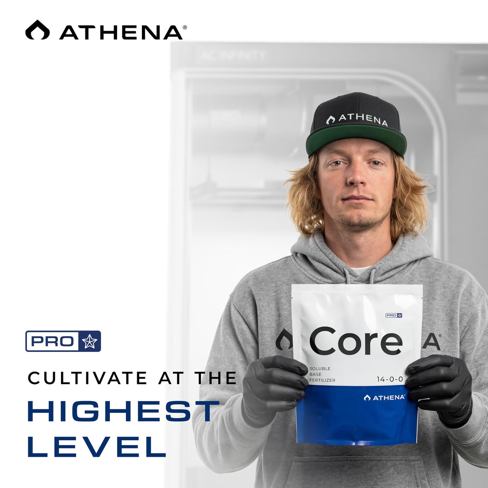 Athena Pro Core used in a greenhouse scene showing scalable application for commercial and hobby growers