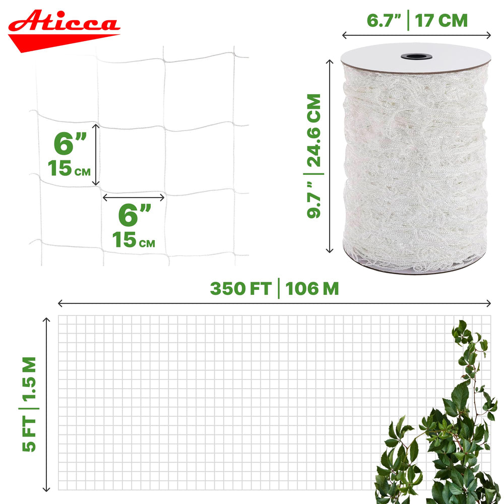 Aticca close-up of 6-inch mesh polyester showing durable weave benefit