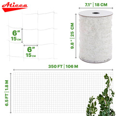 ATICCA close-up of 6-inch polyester mesh texture for durable support benefit
