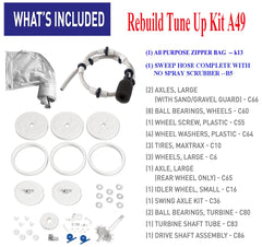 ATIE drive shaft and swing axle assembly replacing worn drivetrain components