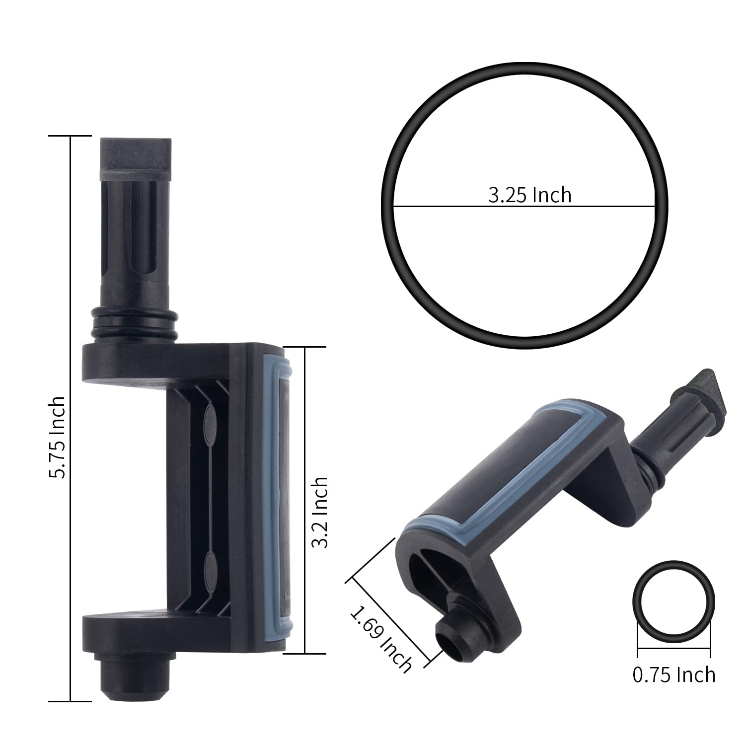 ATIE shaft O-rings with spacer ring showing reliable sealing benefit