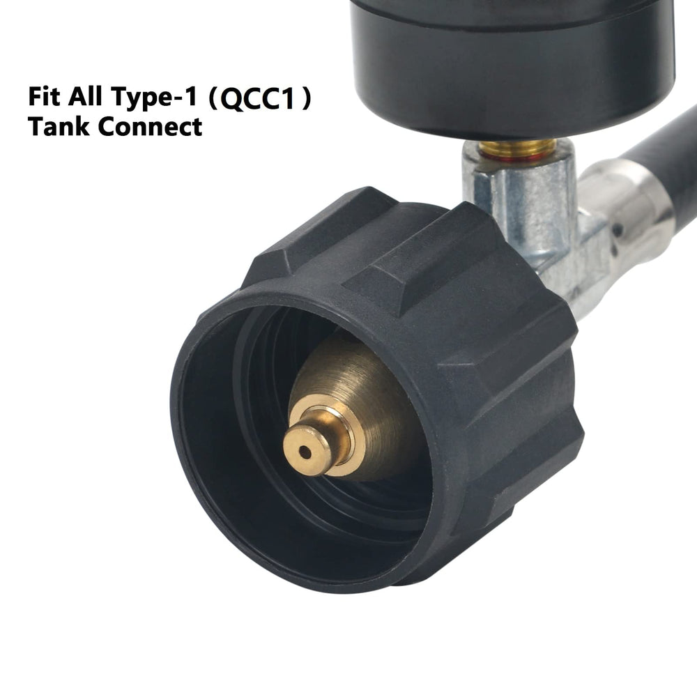 ATKKE solid brass fitting detail showing durable leak-resistant connection
