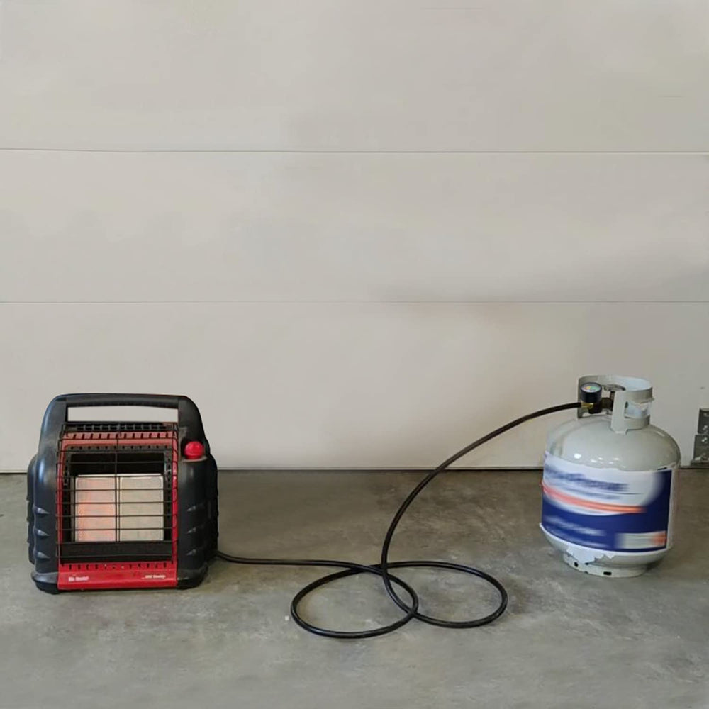 ATKKE full 12ft hose layout providing flexible tank placement benefit