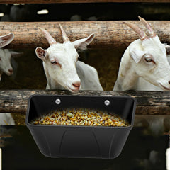 ATKSKYO mounted on wire fence in pen, reduces ground contamination
