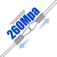 ATMOREA wire attached to ceramic insulator demonstrating secure connection and durability