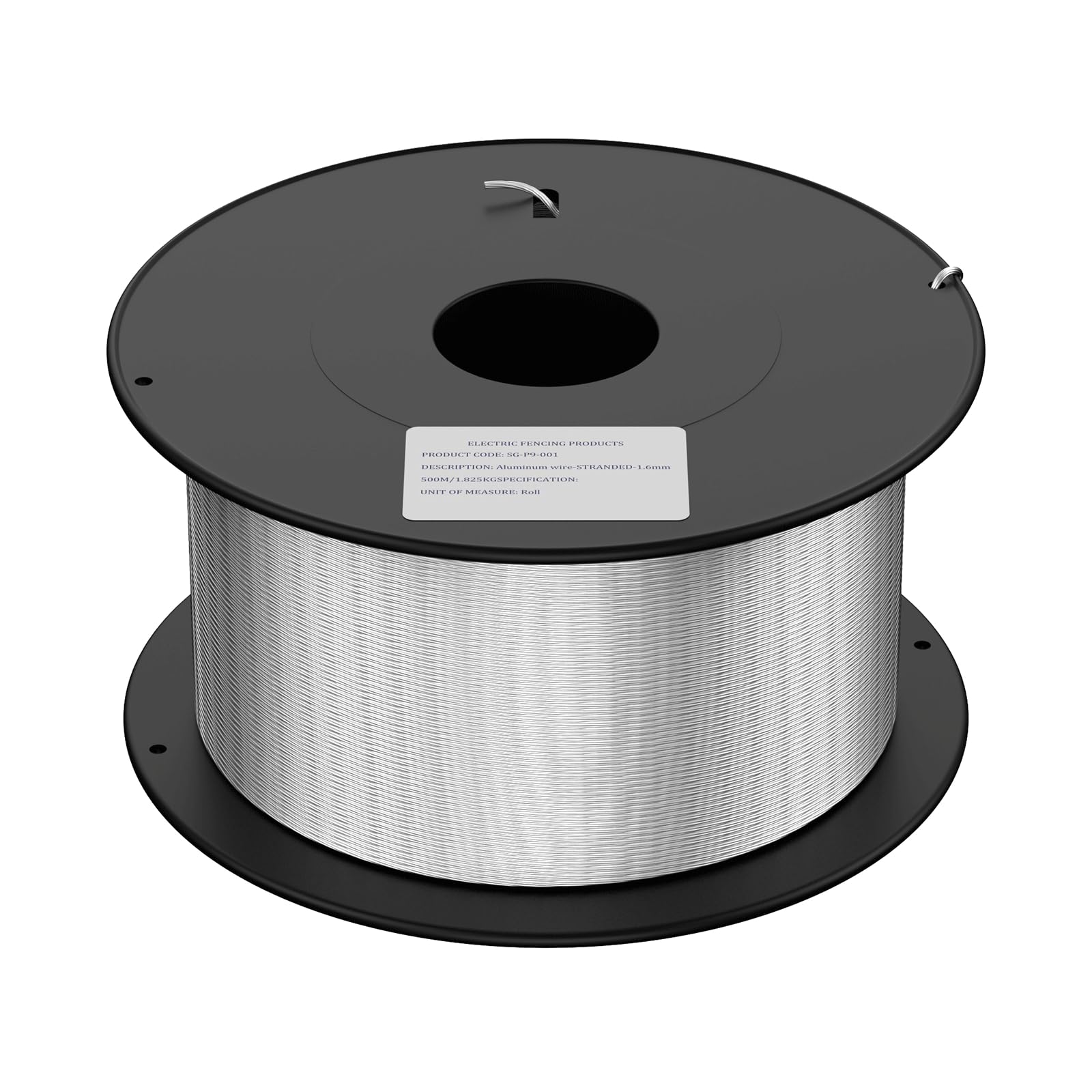 ATMOREA spool front view showing neat winding and easy payout for fast installation