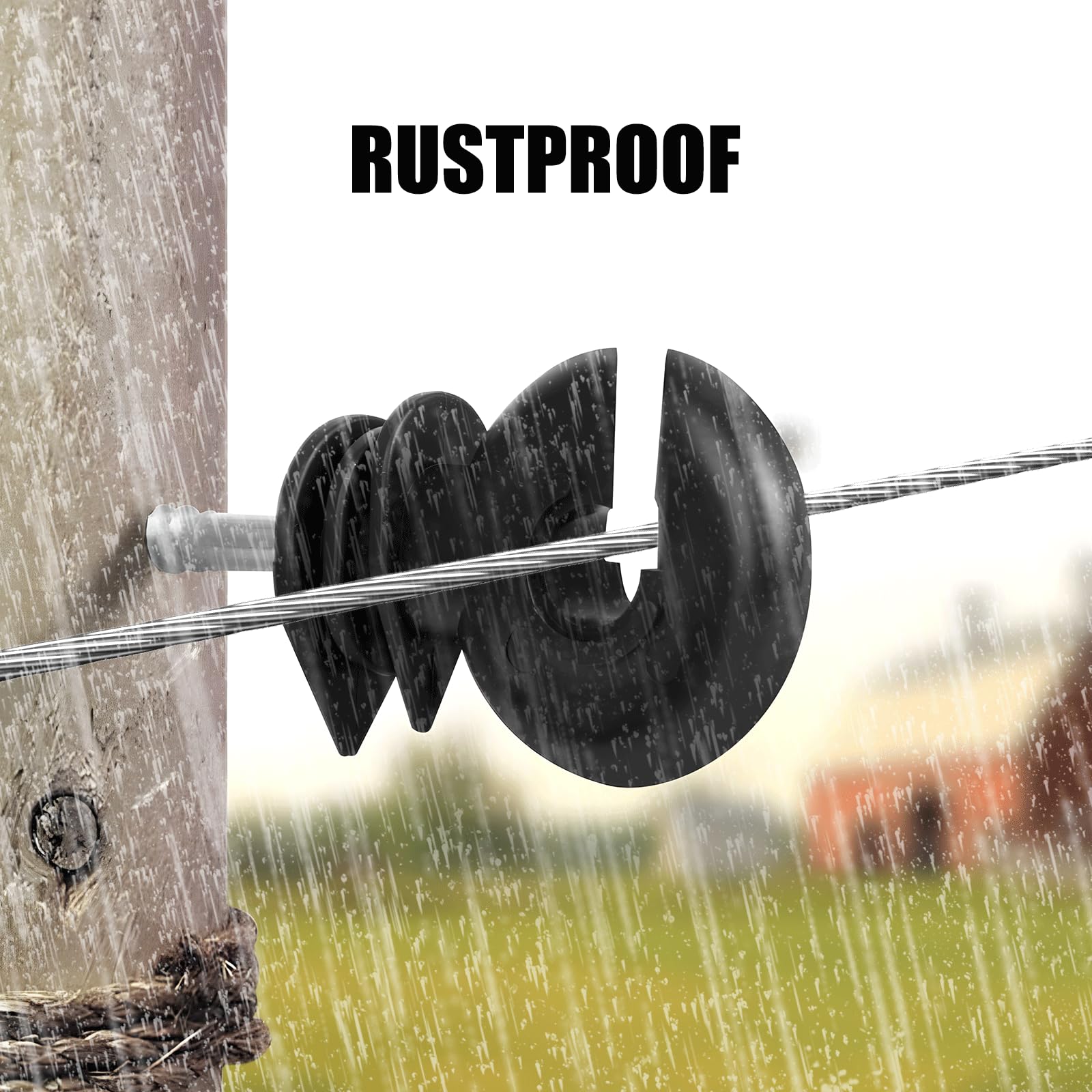 ATMOREA unwinding from spool during fence installation for smooth, tangle-free handling