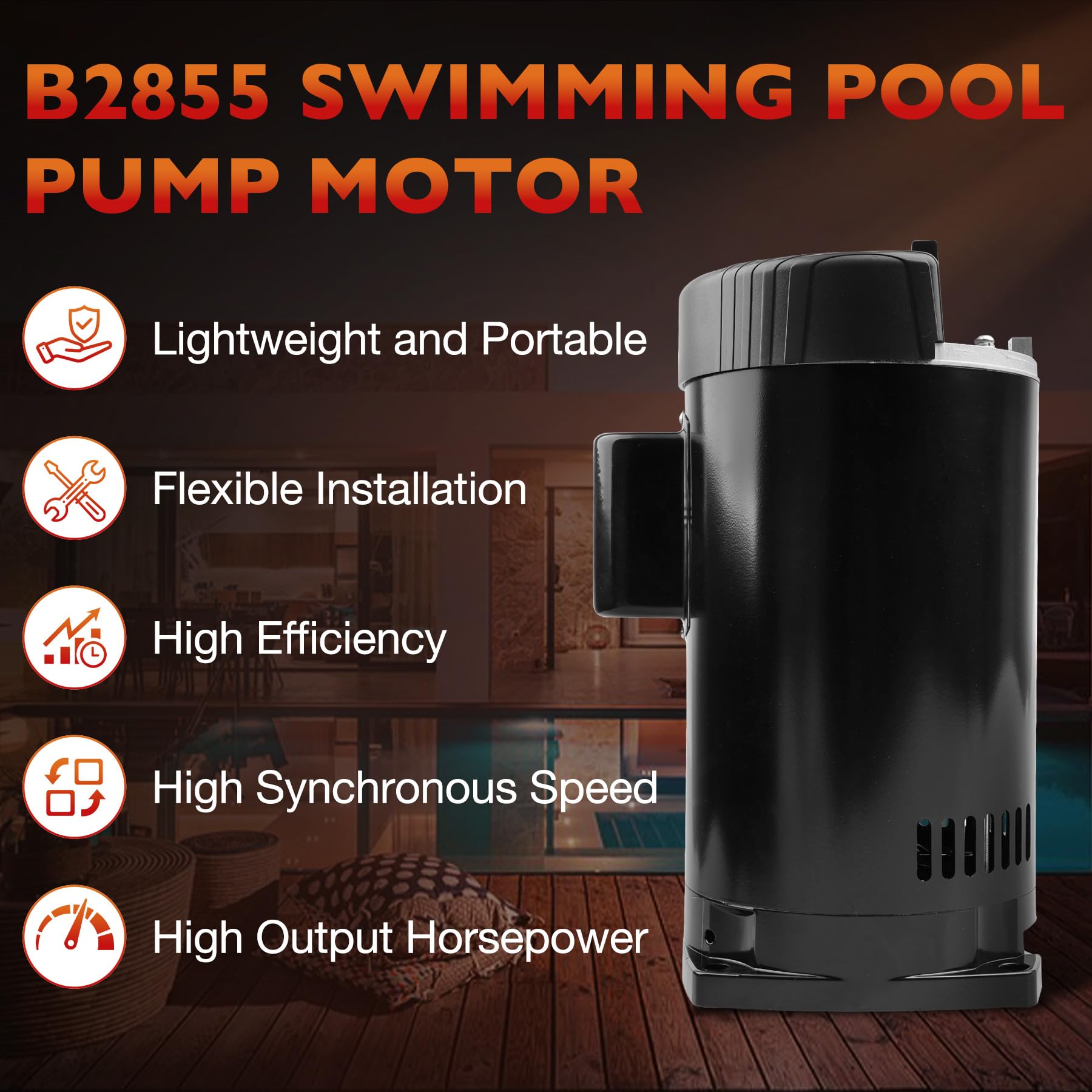 ATRACYPART motor installed in pump housing demonstrating straightforward retrofit benefit
