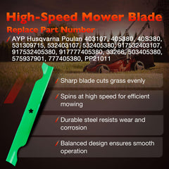 ATRACYPART balanced blades close-up sharpening for even, vibration-free cuts