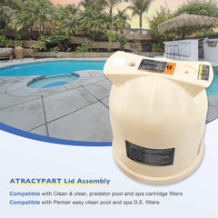 ATRACYPART close-up of lid gasket area highlighting leak-proof seal benefit