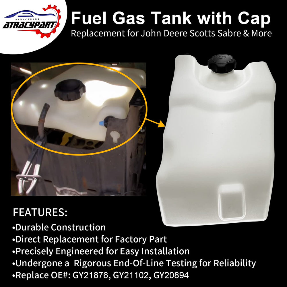 ATRACYPART close-up of filler neck for secure cap sealing and easy refuel