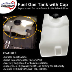 ATRACYPART close-up of filler neck for secure cap sealing and easy refuel