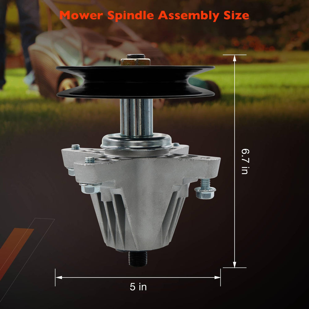 ATRACYPART installed in zero-turn mower showing improved cut consistency benefit