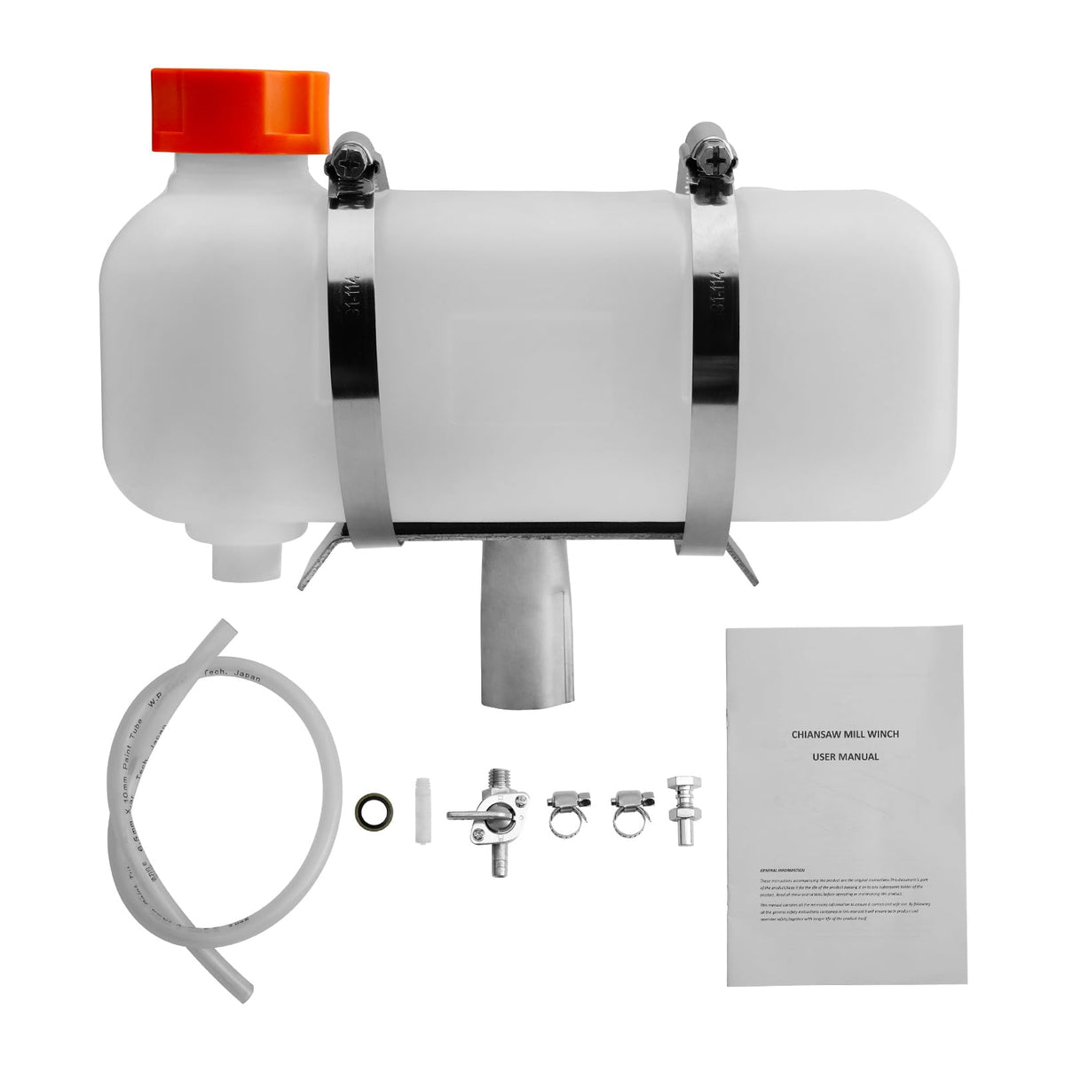 ATRACYPART front view of complete oiler kit showing included parts and benefit