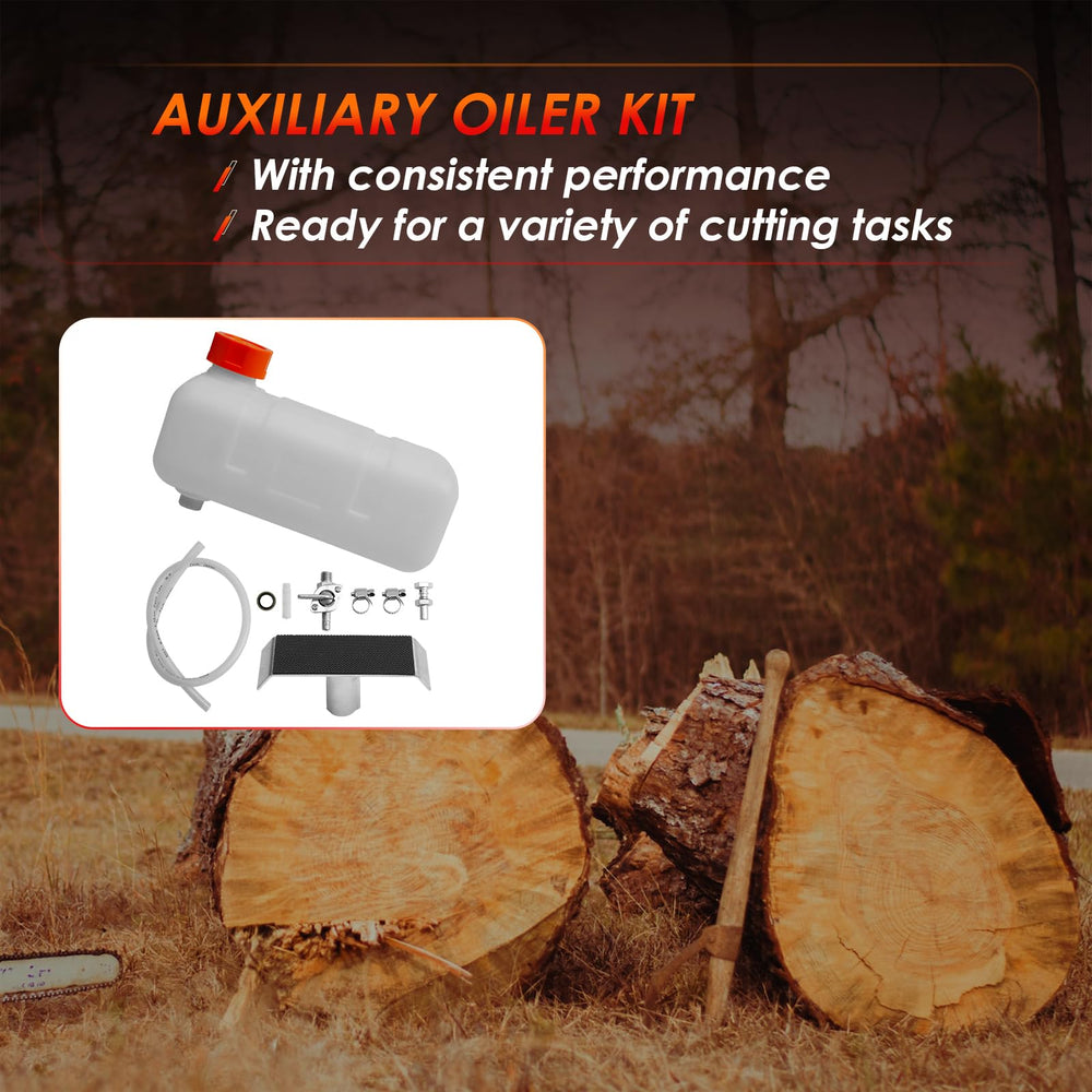 ATRACYPART oiler kit feeding oil during milling showing cooler cuts and less wear