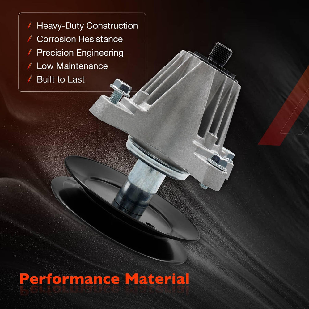 ATRACYPART side profile of spindle shaft demonstrating heavy-duty construction strength