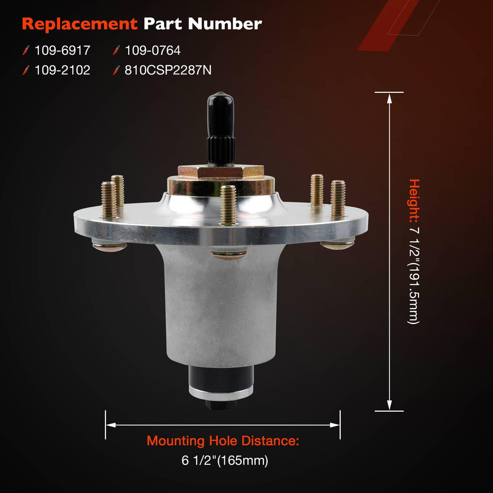 ATRACYPART spindle side profile highlighting heavy-duty steel durability
