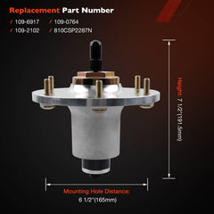 ATRACYPART spindle side profile highlighting heavy-duty steel durability